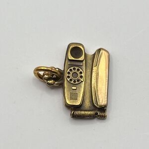 VINTAGE 1/1 10K Gold Filled Illinois Bell Systems Touch Tone Phone Award Charm